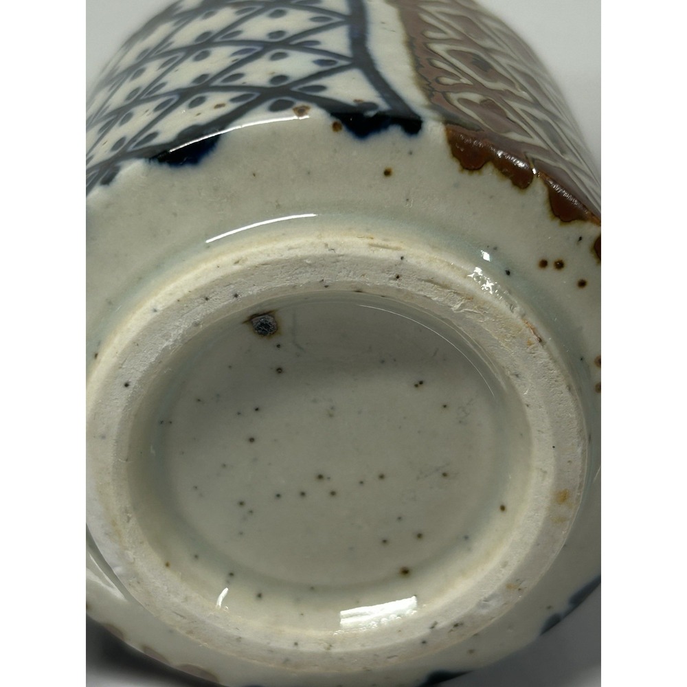 3 Vintage Takahashi San Francisco Japanese Small Pottery Tea Cup - Picture 6 of 8